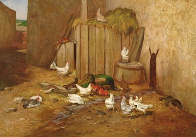 The Farmyard by Philibert Leon Couturier